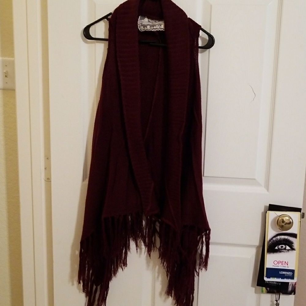 Maroon Vest